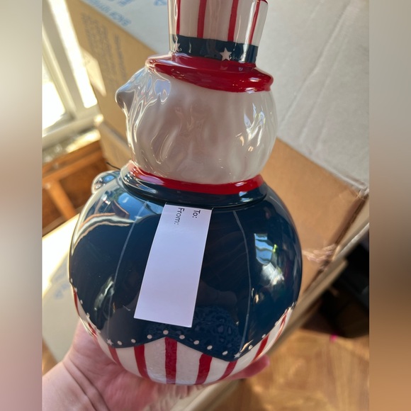JOHANNA PARKER UNCLE SAM COOKIE JAR - Picture 4 of 5